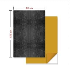 FAYANS ÜSTÜ PVC KAPLAMA 82 X 122 BELGİUM BLACK DESEN-387
