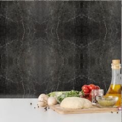 FAYANS ÜSTÜ PVC KAPLAMA 82 X 122 BELGİUM BLACK DESEN-387