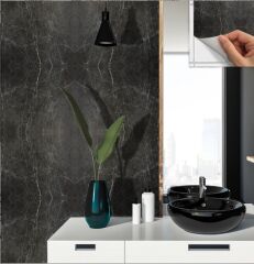 FAYANS ÜSTÜ PVC KAPLAMA 82 X 122 BELGİUM BLACK DESEN-387