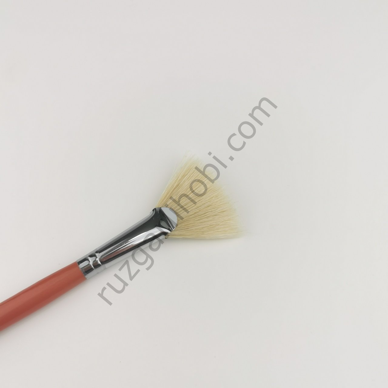 113 Doğal Kıl Uzun Sap Yelpaze Fırça No: 9