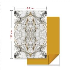 FAYANS ÜSTÜ PVC KAPLAMA 82 X 122 PANEL TAŞ DESEN-388