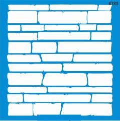 Stencıl Tuğla Desen - 8185