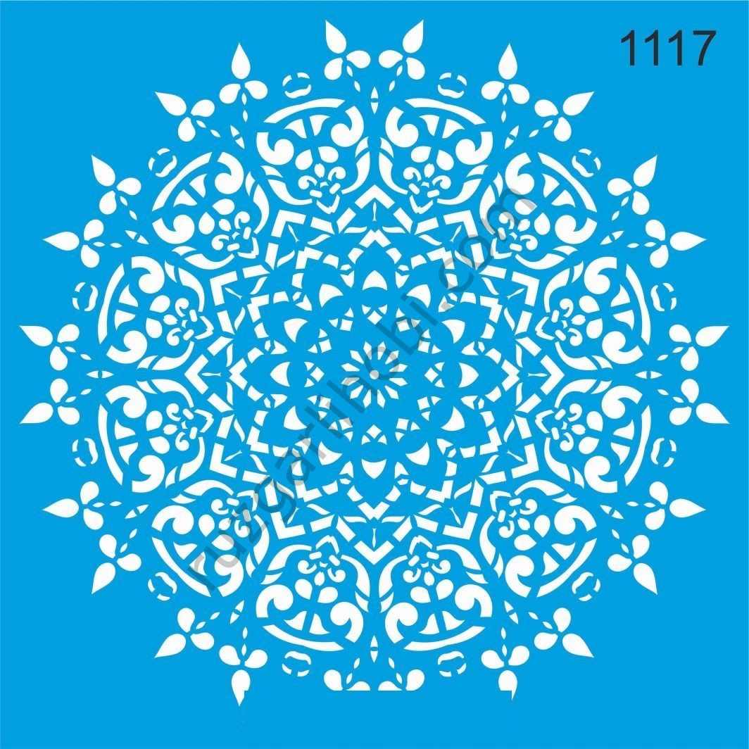 Stencıl Mandala Desen - KM1117