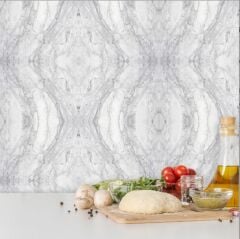 FAYANS ÜSTÜ PVC KAPLAMA 82 X 122  GRİ AĞ DESEN-390