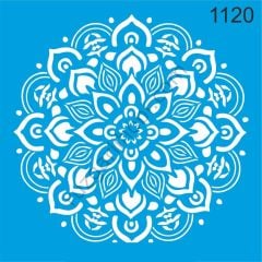 Stencıl Mandala Desen - 1120