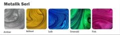 SIVI MERMER (LIQUID MARBLE) METALİK - SAFİR