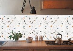 FAYANS ÜSTÜ PVC KAPLAMA 82 X 122  RENKLİ TERRAZO DESEN-392