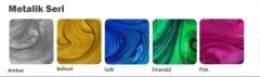 SIVI MERMER (LIQUID MARBLE) METALİK - EMERALD
