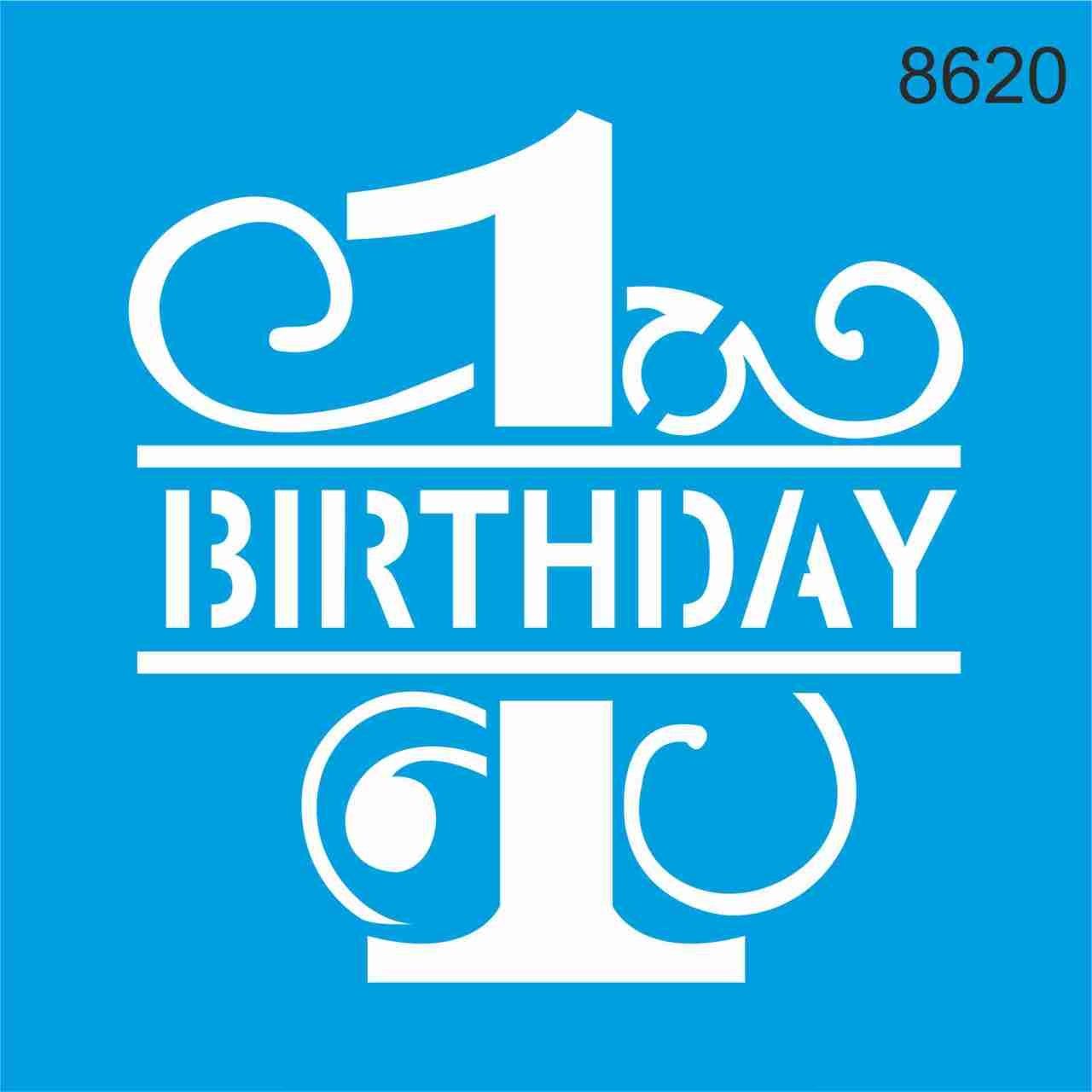 Stencıl 1 Yaş Desen - 8620