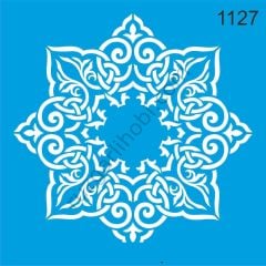 Stencıl Mandala Desen - 1127