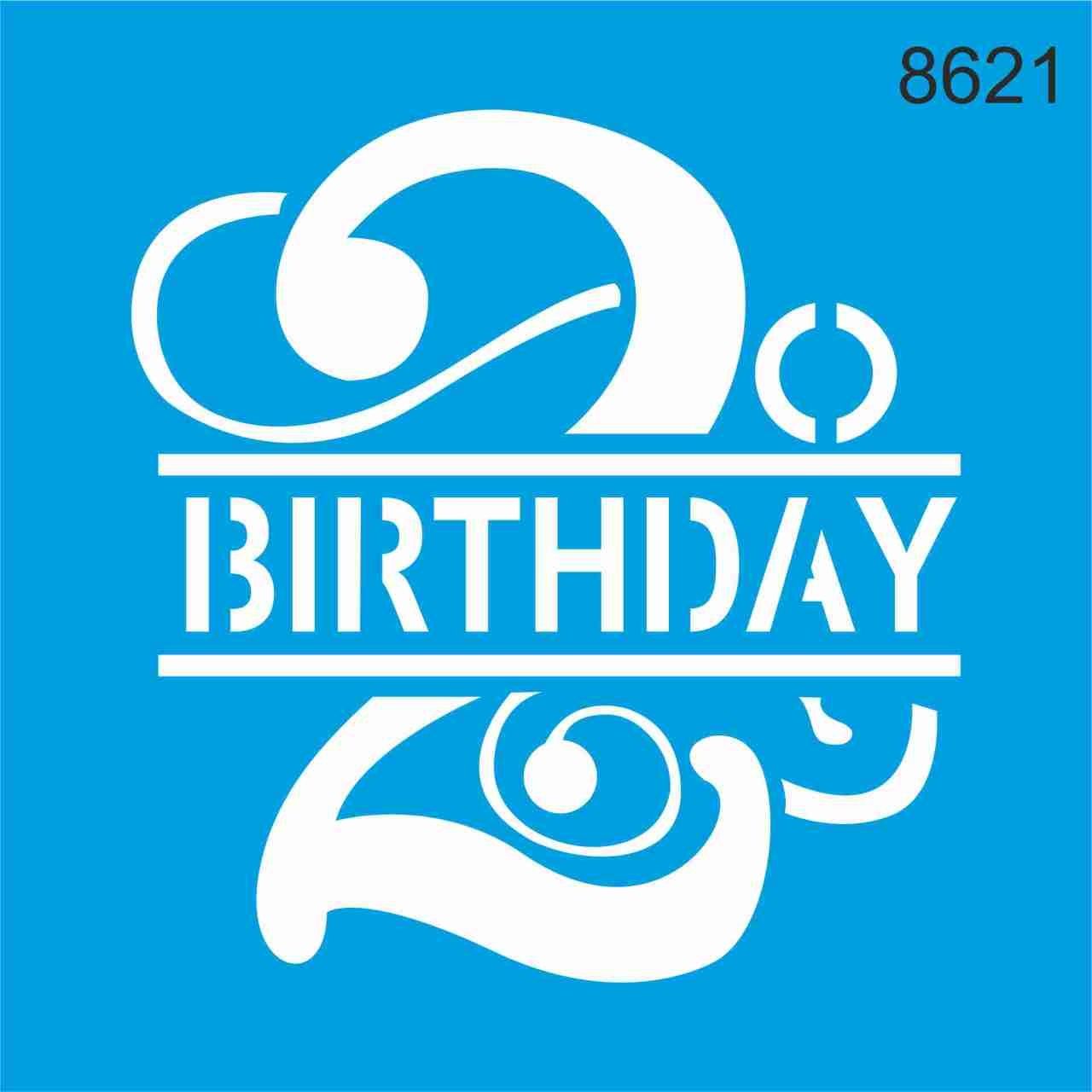 Stencıl 2 Yaş Desen - 8621