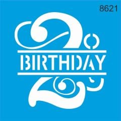Stencıl 2 Yaş Desen - 8621