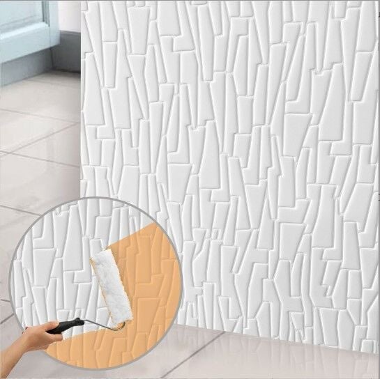 BOYANABİLİR DEKOTA 3D DUVAR PANELİ GEOMETRİK DESENLİ