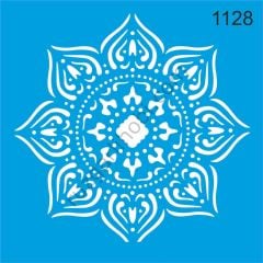 Stencıl Mandala Desen - 1128