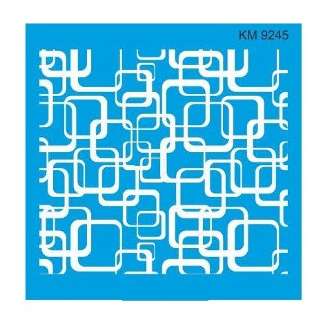 Stencıl Modern Duvar Desen - KM9245