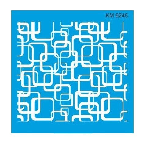 Stencıl Modern Duvar Desen - KM9245