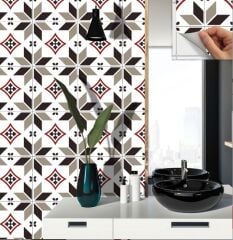 FAYANS ÜSTÜ PVC KAPLAMA 30 X 30 ÇARKI FELEK  DESENLİ - 330