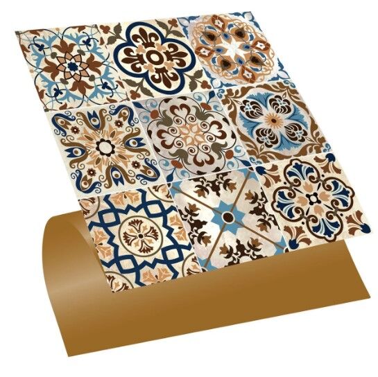 FAYANS ÜSTÜ PVC KAPLAMA 30 X 30  FAS - 019 DESENLİ - 332