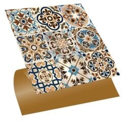 FAYANS ÜSTÜ PVC KAPLAMA 30 X 30  FAS - 019 DESENLİ - 332