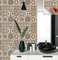 FAYANS ÜSTÜ PVC KAPLAMA 30 X 30  FAS - 019 DESENLİ - 332