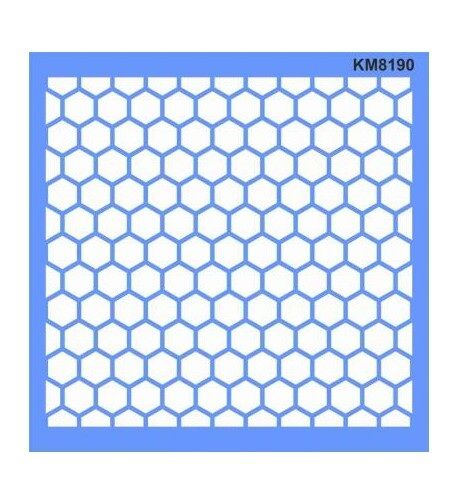 Stencıl Bal Petek  Duvar Desen - KM8190