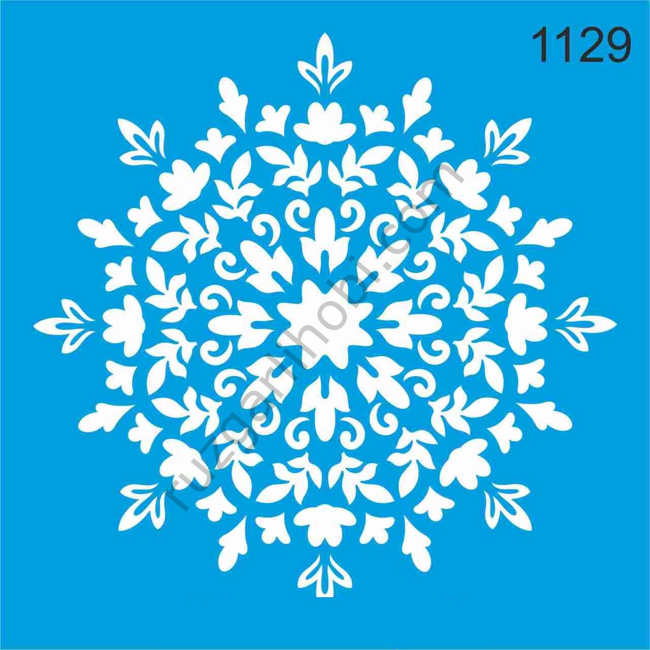 Stencıl Mandala Desen - 1129