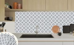 FAYANS ÜSTÜ PVC KAPLAMA 30 X 30   GEOMETRİK - 040 DESENLİ - 334