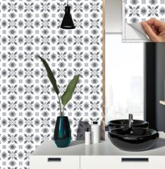 FAYANS ÜSTÜ PVC KAPLAMA 30 X 30   GEOMETRİK - 041 DESENLİ - 335