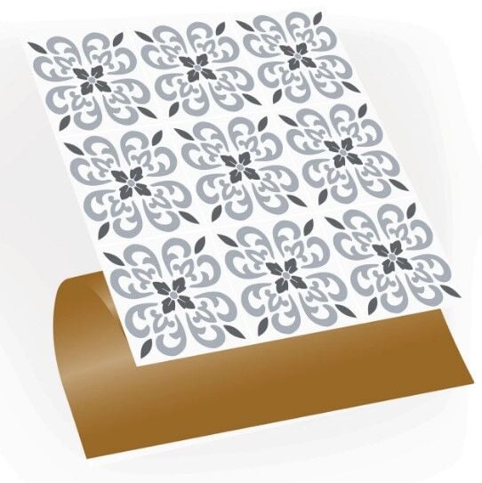 FAYANS ÜSTÜ PVC KAPLAMA 30 X 30   GEOMETRİK - 043 DESENLİ - 337