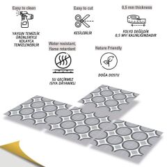 FAYANS ÜSTÜ PVC KAPLAMA 30 X 30   GEOMETRİK - 044 DESENLİ - 338