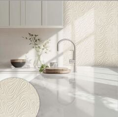 BOYANABİLİR DEKOTA 3D DUVAR PANELİ DALGA DESENLİ