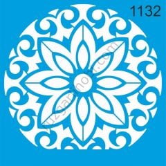 Stencıl Mandala Desen - 1132
