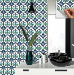 FAYANS ÜSTÜ PVC KAPLAMA 30 X 30 METRAJ ÇİNİ DESENLİ - 345