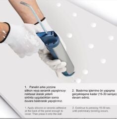 BOYANABİLİR DEKOTA 3D DUVAR PANELİ ÇİÇEK BAHÇESİ DESENLİ