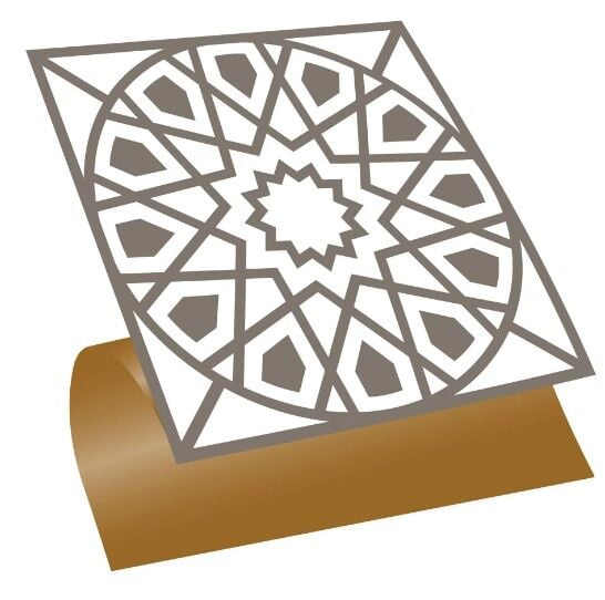 FAYANS ÜSTÜ PVC KAPLAMA 30 X 30 SELÇUKLU GEOMETRİK DESENLİ - 350