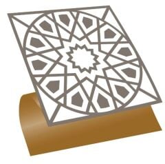 FAYANS ÜSTÜ PVC KAPLAMA 30 X 30 SELÇUKLU GEOMETRİK DESENLİ - 350