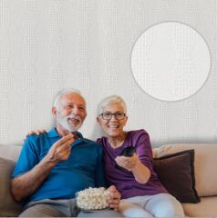 BOYANABİLİR DEKOTA 3D DUVAR PANELİ  DERİ DESENLİ