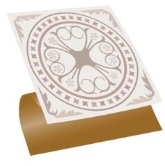 FAYANS ÜSTÜ PVC KAPLAMA 30 X 30 SOFT YUVARLAK DESENLİ - 352