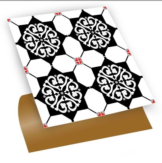FAYANS ÜSTÜ PVC KAPLAMA 30 X 30 ŞAM DESENLİ - 353
