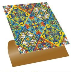 FAYANS ÜSTÜ PVC KAPLAMA 30 X 30 TALAVERA DESENLİ - 354