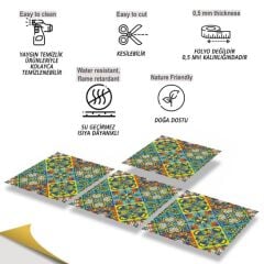FAYANS ÜSTÜ PVC KAPLAMA 30 X 30 TALAVERA DESENLİ - 354