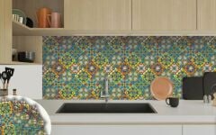 FAYANS ÜSTÜ PVC KAPLAMA 30 X 30 TALAVERA DESENLİ - 354