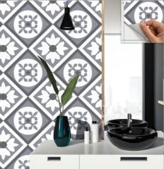 FAYANS ÜSTÜ PVC KAPLAMA 30 X 30 Geometrik 02  KARO DESENLİ - 359