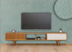BOYANABİLİR DEKOTA 3D DUVAR PANELİ  GÜLLÜ DESENLİ