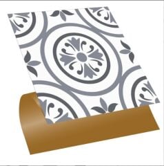 FAYANS ÜSTÜ PVC KAPLAMA 30 X 30 Geometrik 03  KARO DESENLİ - 360
