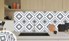 FAYANS ÜSTÜ PVC KAPLAMA 30 X 30 Geometrik 04  KARO DESENLİ - 361