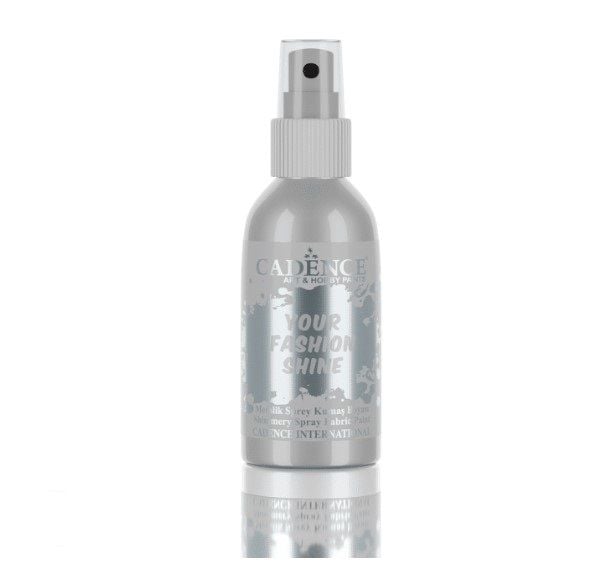 FS 1121 GÜMÜŞ METALİK  YOUR FASHİONS SPREY KUMAŞ BOYASI  100 ML