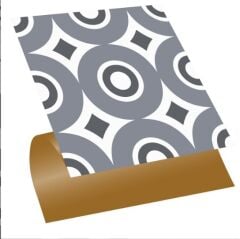 FAYANS ÜSTÜ PVC KAPLAMA 30 X 30 Geometrik 06  KARO DESENLİ - 363