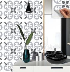 FAYANS ÜSTÜ PVC KAPLAMA 30 X 30 Geometrik 07  KARO DESENLİ - 364