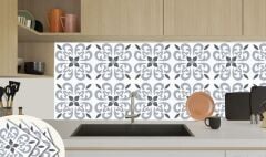 FAYANS ÜSTÜ PVC KAPLAMA 30 X 30 Geometrik 07  KARO DESENLİ - 364